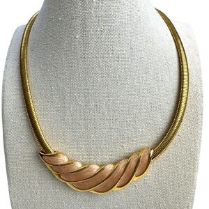 Vintage Napier Gold Tone Choker